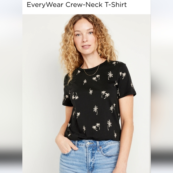 Old Navy EveryWear Crew-Neck T-shirt NWT XL Tall - Picture 3 of 5